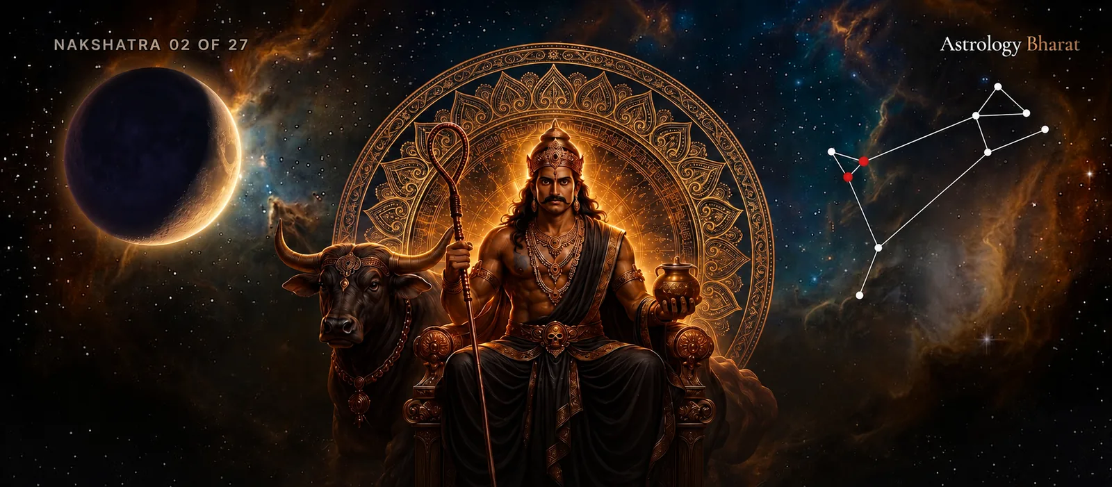 Bharani nakshatra — Yoni, Yama and its constellation